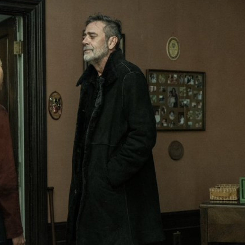 The Walking Dead Negan Black Long Coat