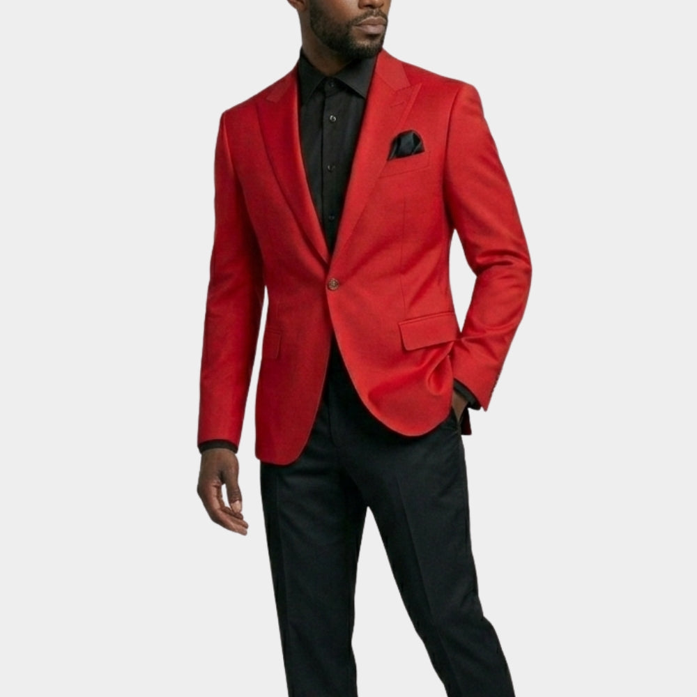 The Weeknd After Hours Red Blazer