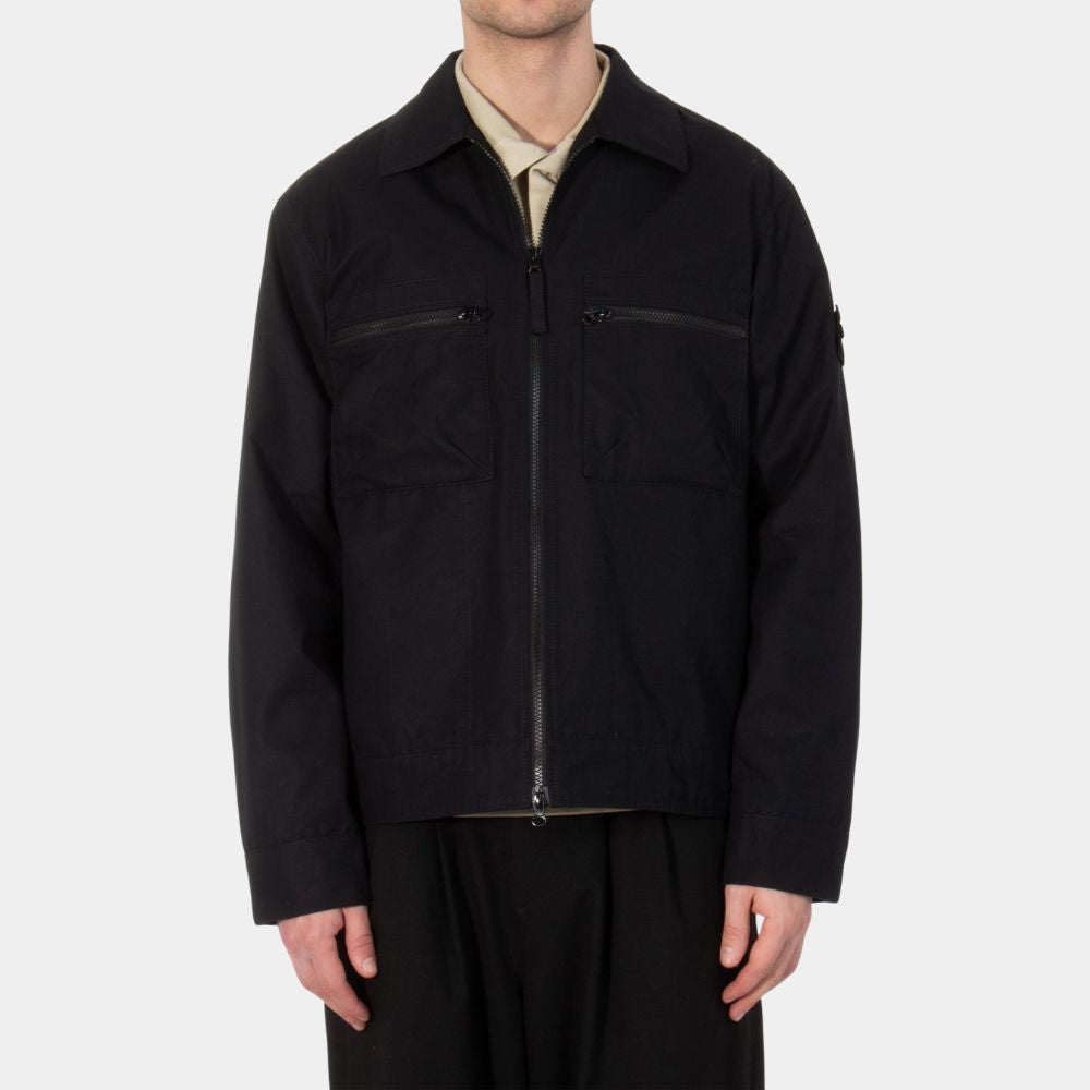 The Accountant 2 Ben Affleck aka Christian Wolff Black Cotton Jacket - Posture Front View