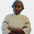 The Bear S03  Sydney Adamu Chef White Jacket - Character Front View