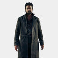 The Boys Billy Butcher Black Trench Coat - Front View