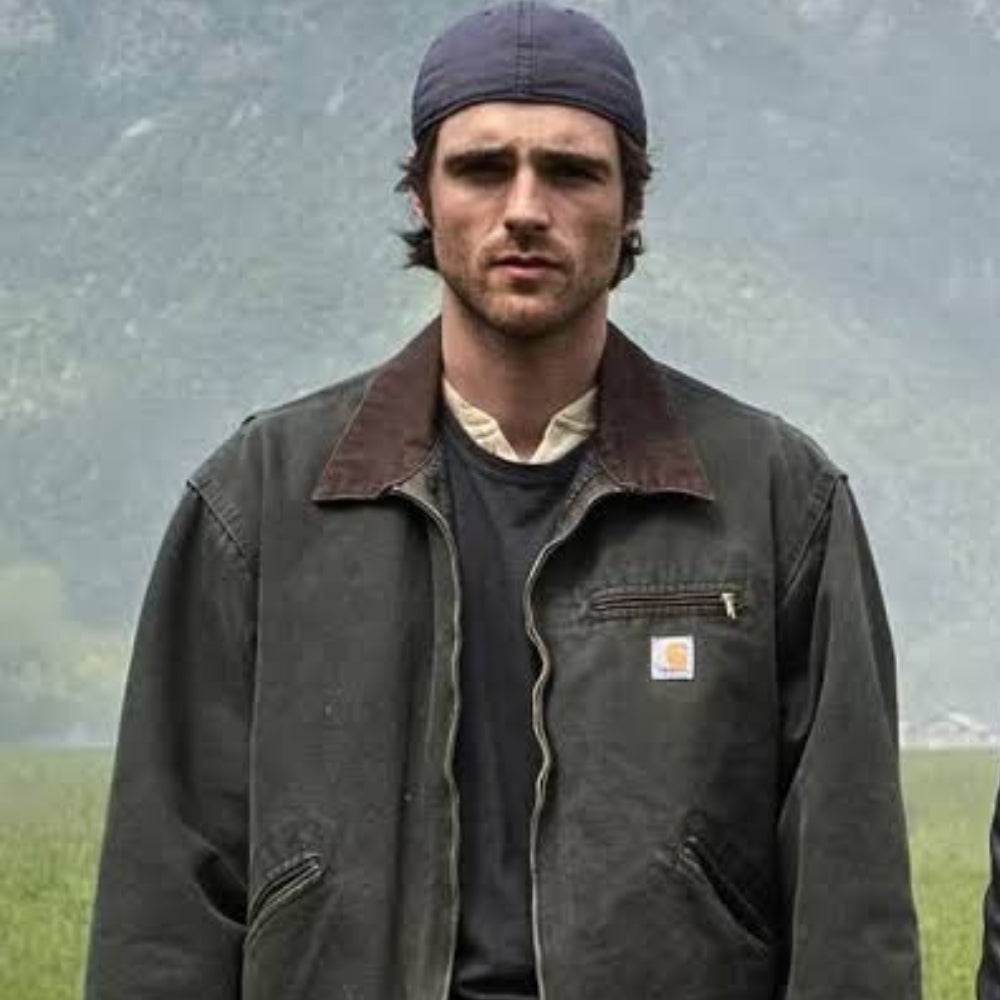 The Dog Stars Jacob Elordi Grey Cotton Jacket