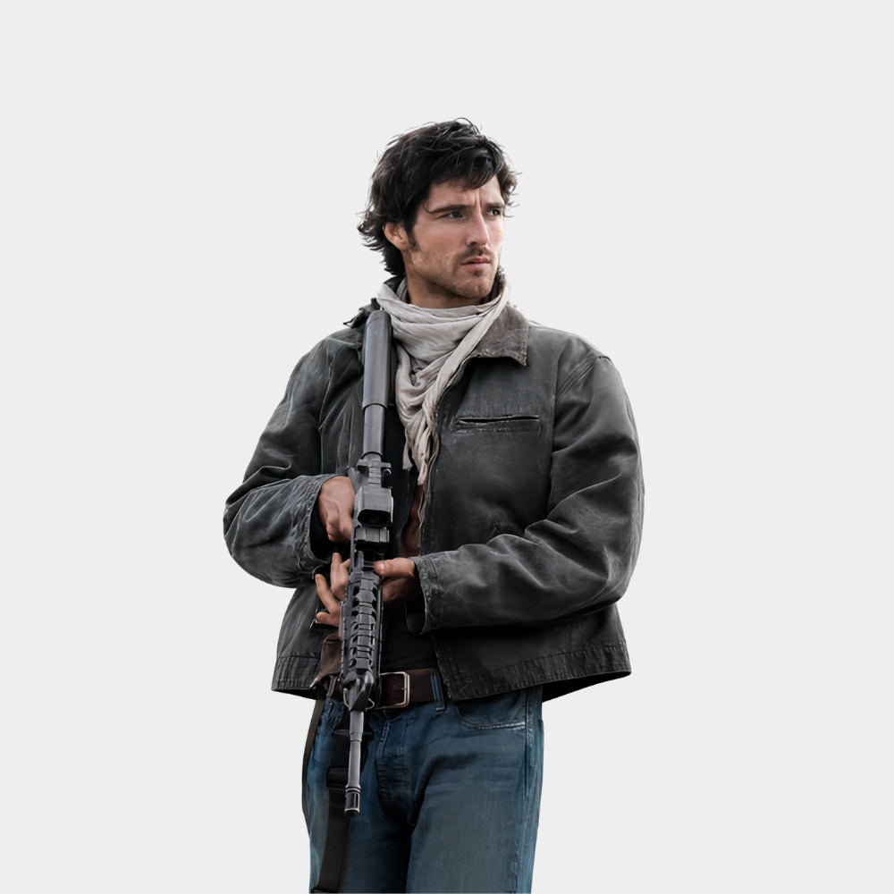 The Dog Stars Jacob Elordi Grey Cotton Jacket