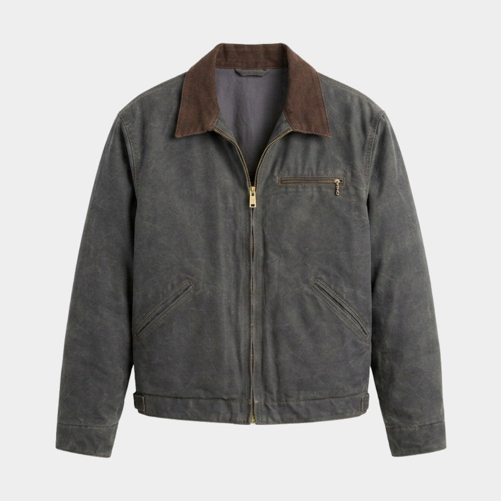 The Dog Stars Jacob Elordi Grey Cotton Jacket