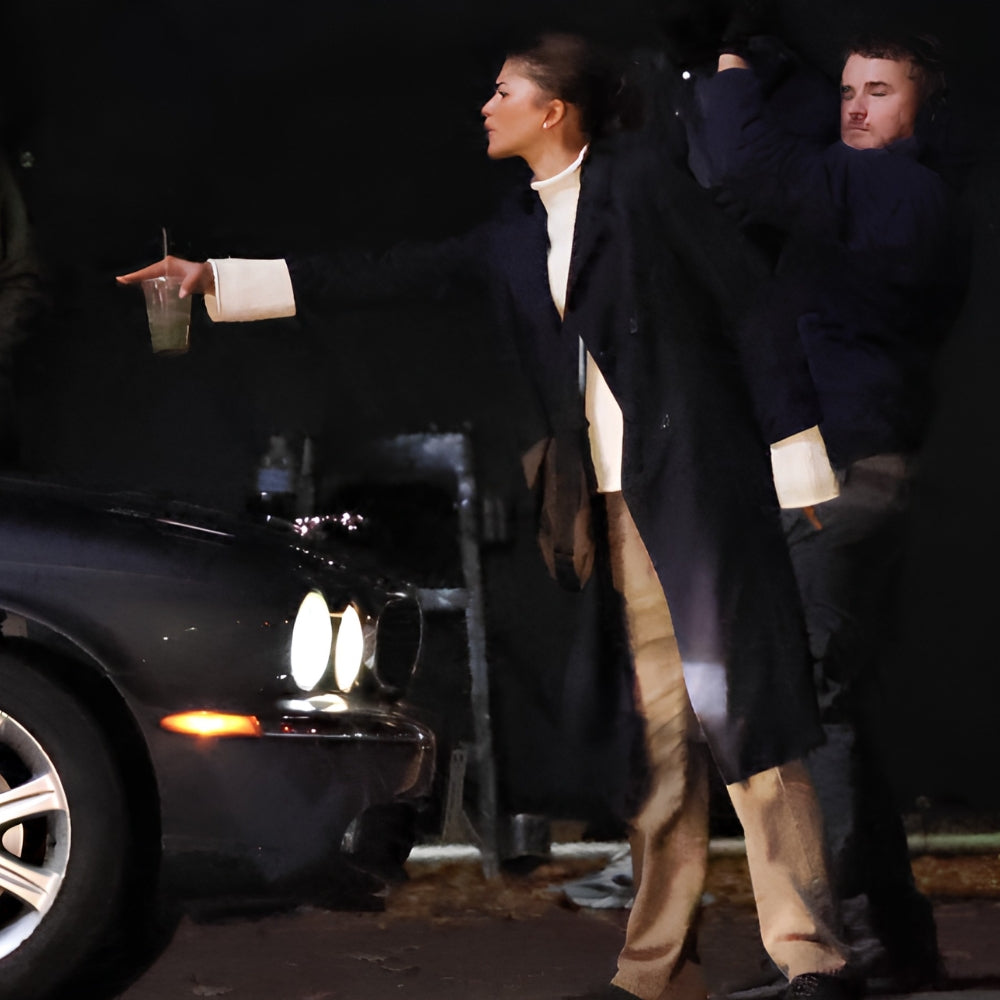 The Drama Zendaya Black Coat