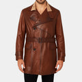 The King’s Man Ralph Fiennes aka Orlando Oxford Tan Car Coat - Front View