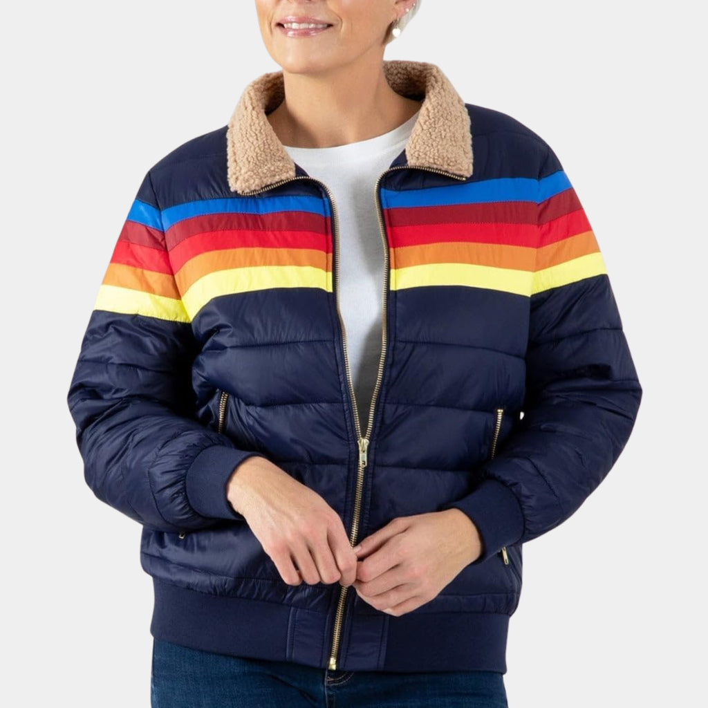 The Last Of Us S02 Dina aka Isabela Merced Puffer Jacket - Front View