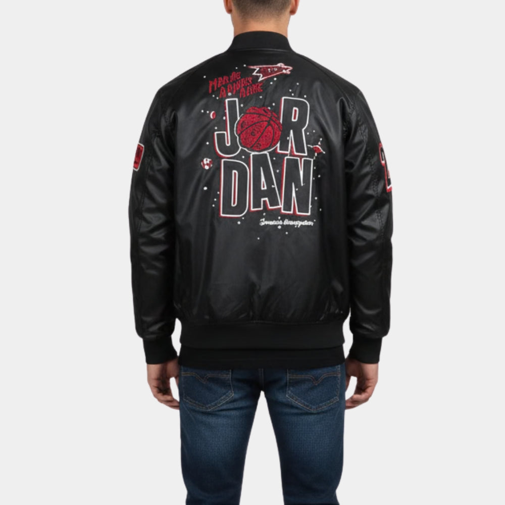 The Martian  Mark Watney aka Matt Damon Bomber Jacket - Back View