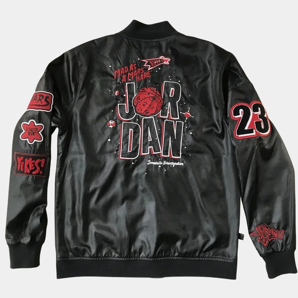 The Martian  Mark Watney aka Matt Damon Bomber Jacket - Mannequin Back View
