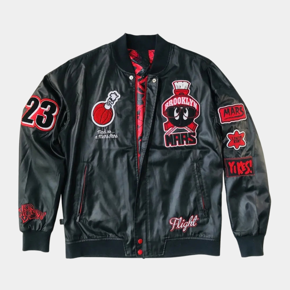 The Martian  Mark Watney aka Matt Damon Bomber Jacket - Mannequin Front View