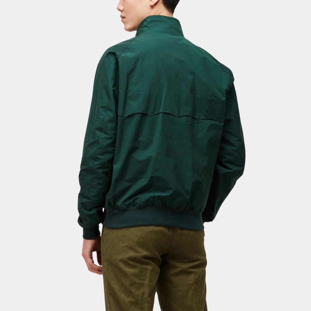 The Order Terry Husk Green Harrington Jacket - Back View