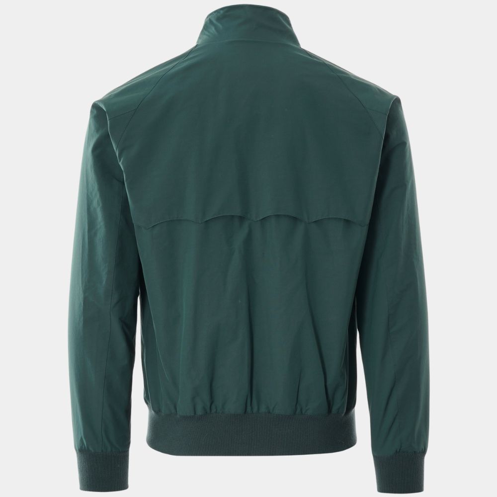 The Order Terry Husk Green Harrington Jacket - Mannequin Back View