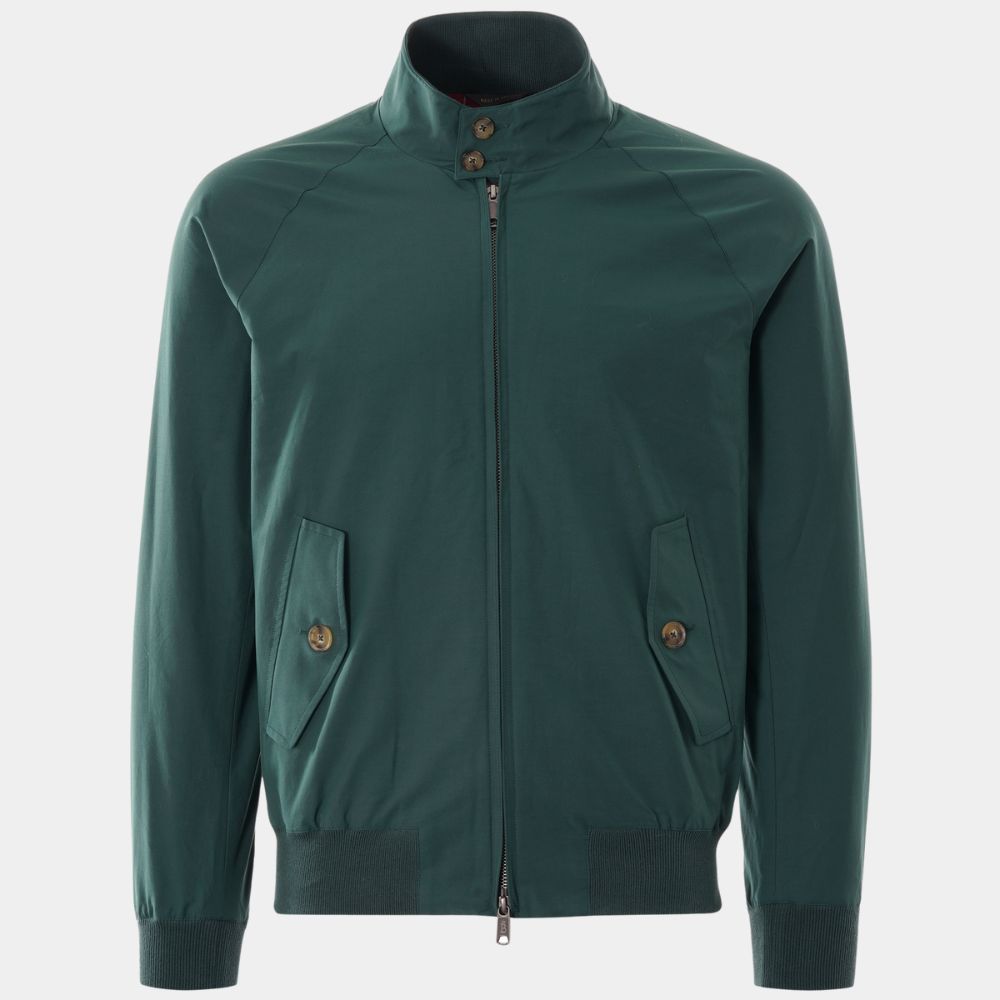 The Order Terry Husk Green Harrington Jacket - Mannequin Front View