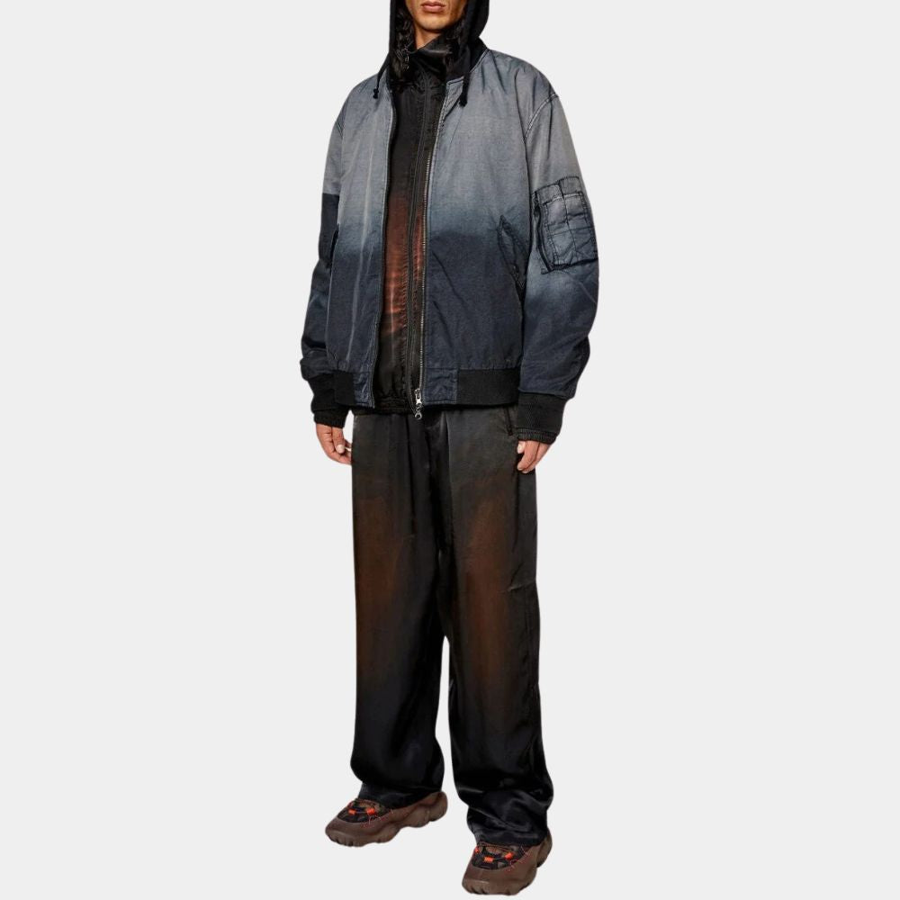 The Recruit Owen Hendricks aka Noah Centineo Printed Bomber Jacket - Front Posture View