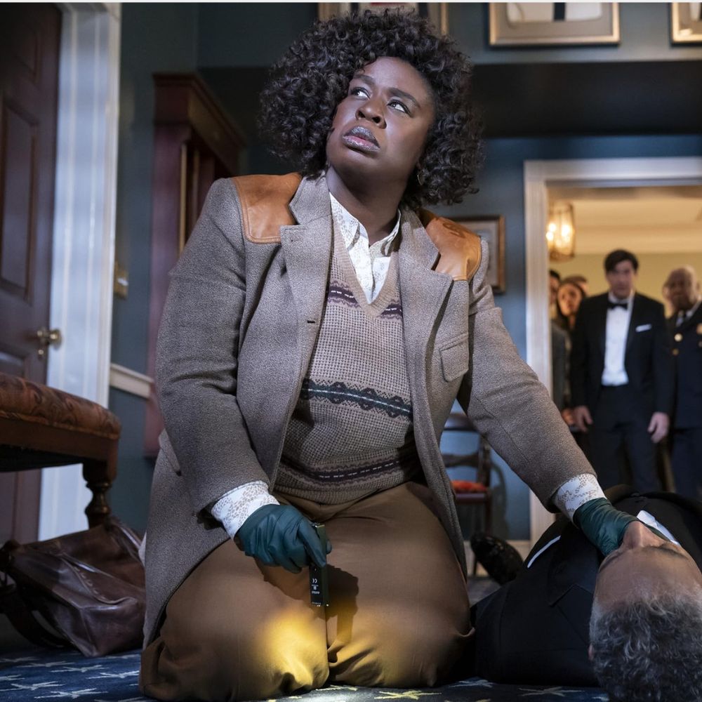 The Residence Uzo Aduba (Cordelia Cupp) Safari Blazer - Character Front View