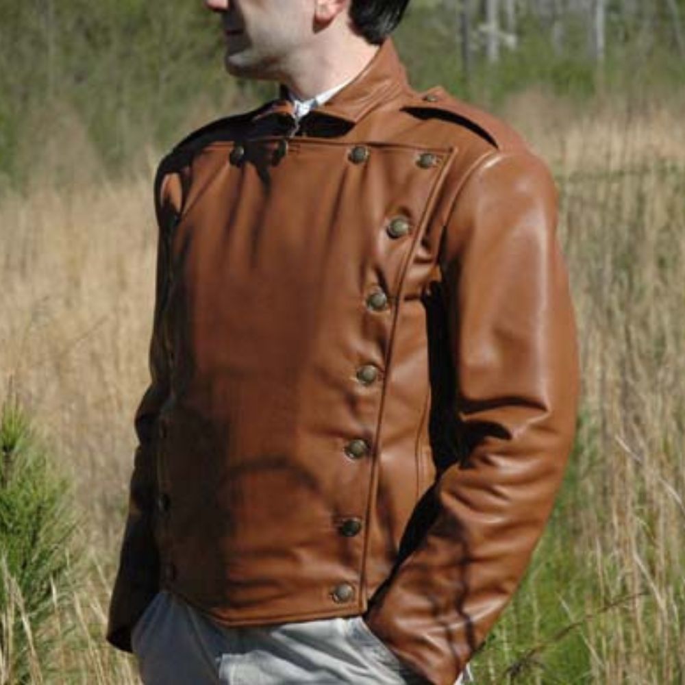 The Rocketeer Cliff Secord Classic V Shaped Jacket - Character Front View