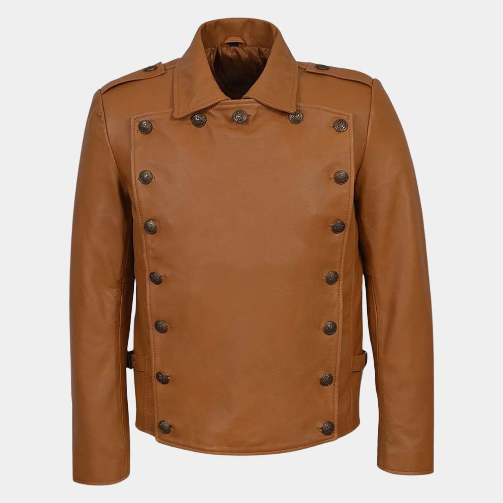 The Rocketeer Cliff Secord Classic V Shaped Jacket - Mannequin Front Posture View