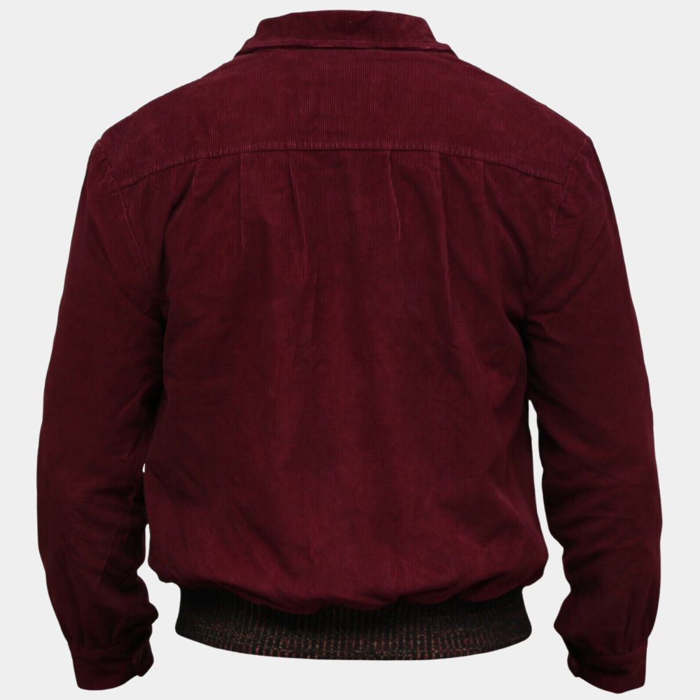 The Shining Jack Torrance Maroon Corduroy Jacket - Mannequin Back View