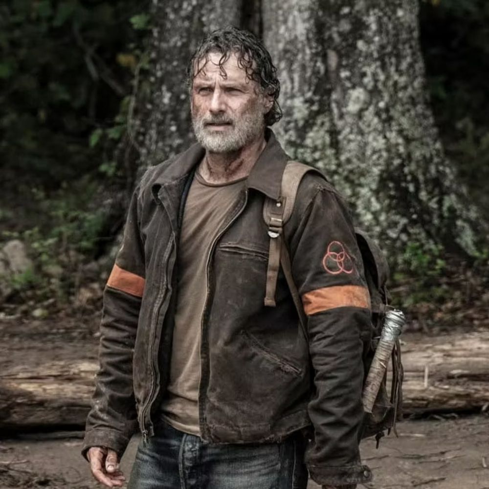 The Walking Dead CRM Inspired Brown Uniform Jacket - Character Front View