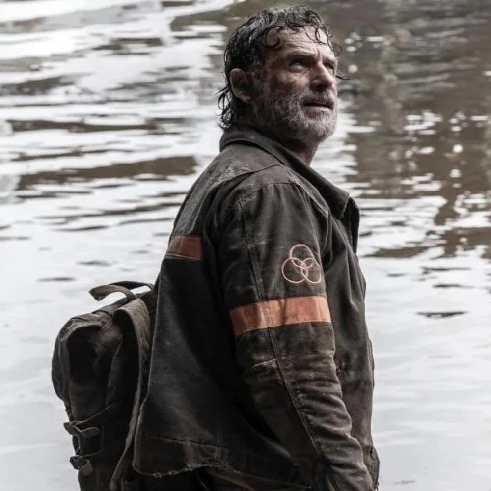 The Walking Dead CRM Inspired Brown Uniform Jacket - Character Side View
