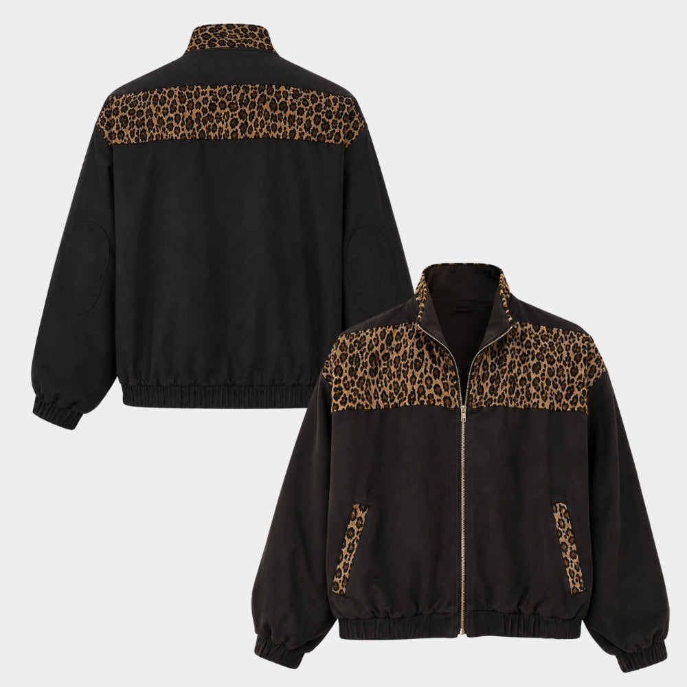 The Wrong Girls Molly Leopard Print Jacket