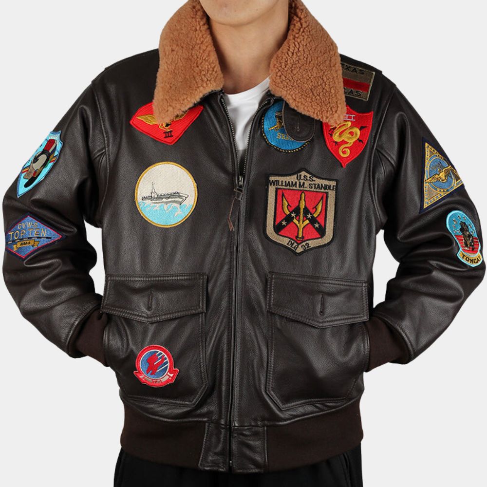 Top Gun Couple Costume Aviator Jacket