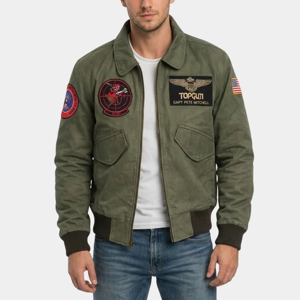 Top Gun Couple Costume Bomber Jacket