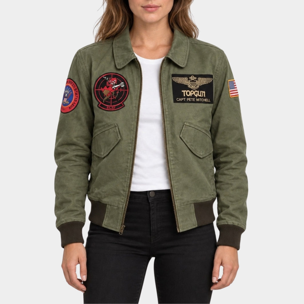 Top Gun Couple Costume Bomber Jacket