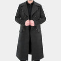 Torchwood  Captain Jack aka John Barrowman Grey Wool Trench Coat - Front View