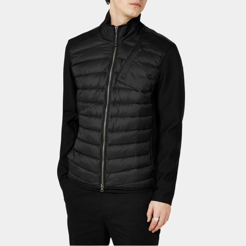 Tracker  Colter Shaw Puffer Black Jacket - Front View
