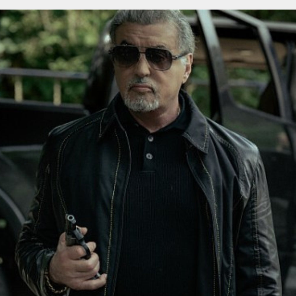 Tulsa King Sylvester Stallone Leather Jacket
