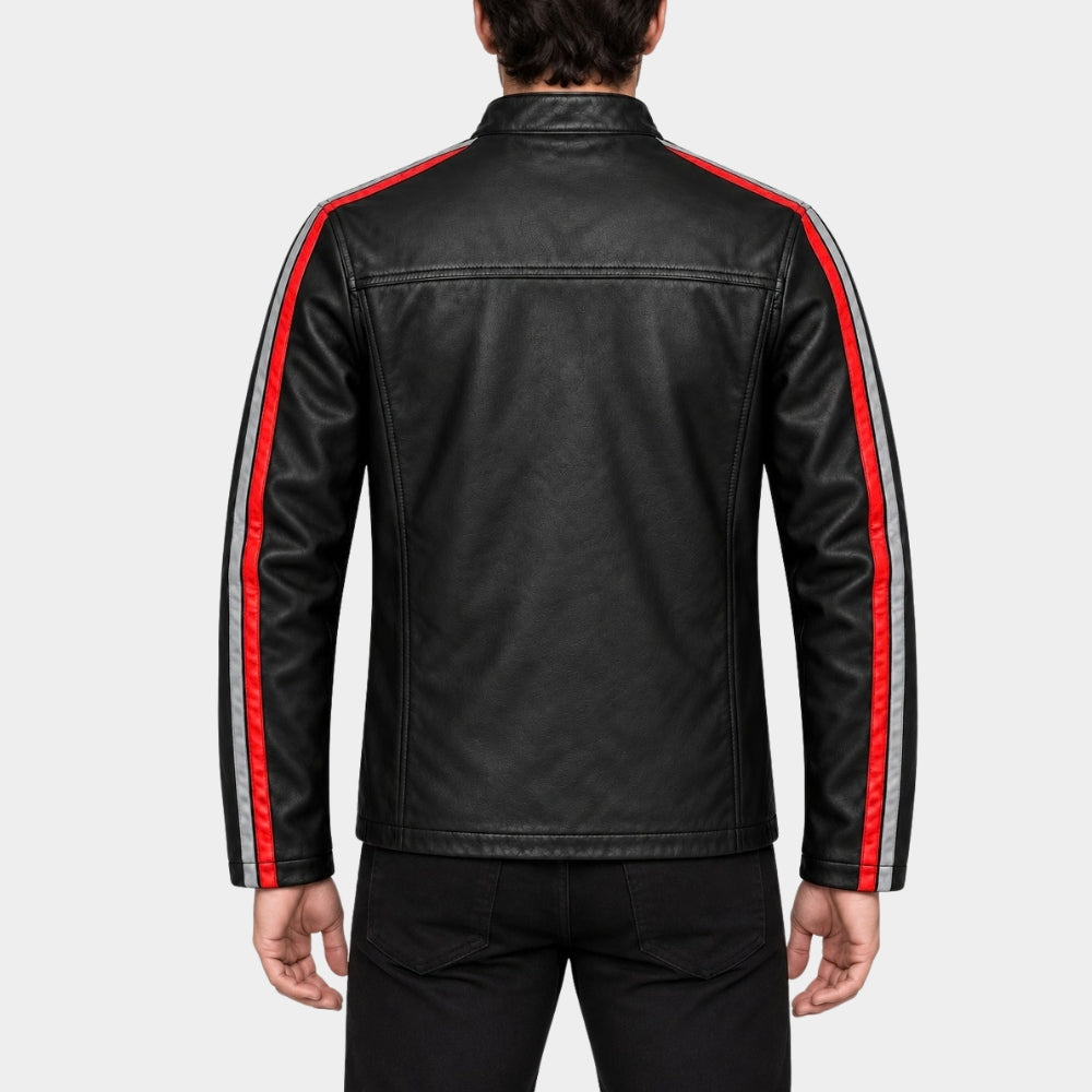 Tulsa King Mike Cash Flo Black Leather Jacket