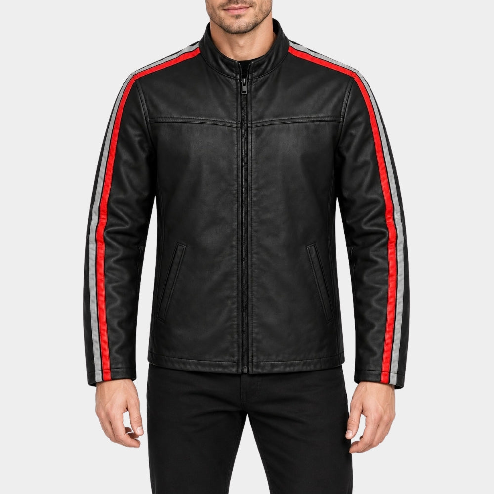 Tulsa King Mike Cash Flo Black Leather Jacket