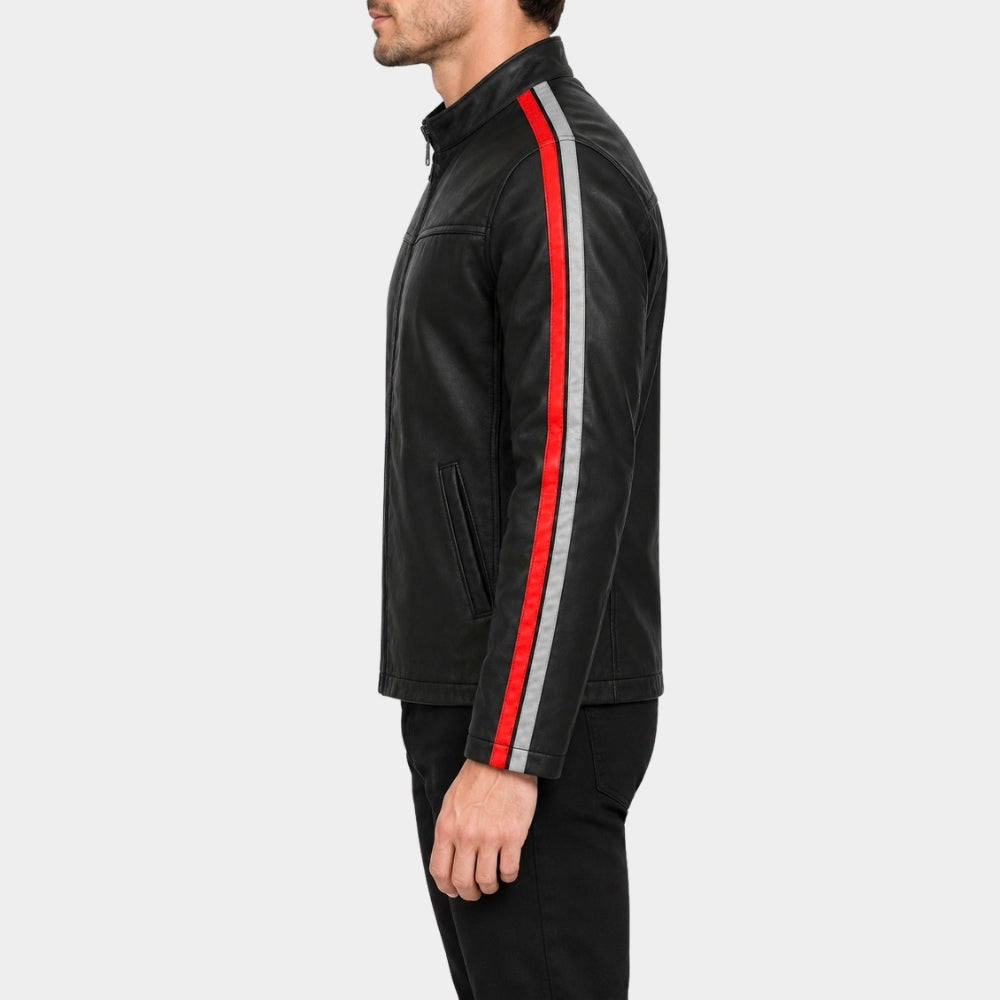 Tulsa King Mike Cash Flo Black Leather Jacket
