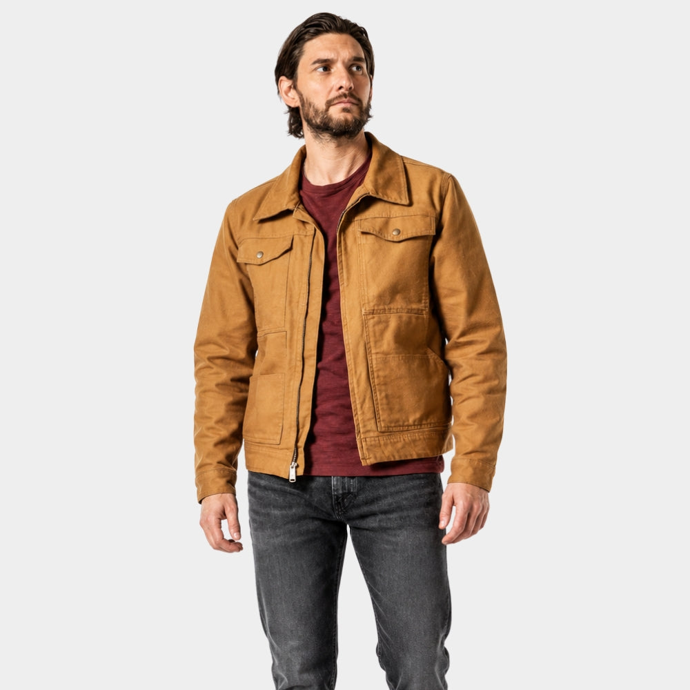 The Institute Ben Barnes Tan Ranch Jacket