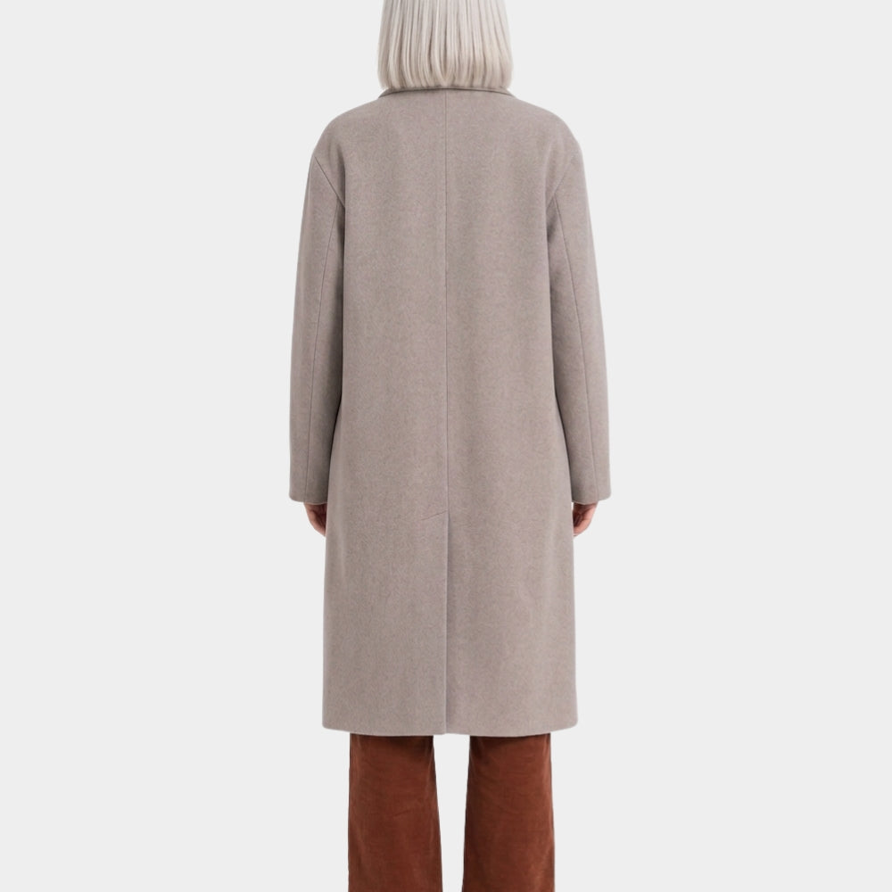Verity Dakota Johnson Grey Coat