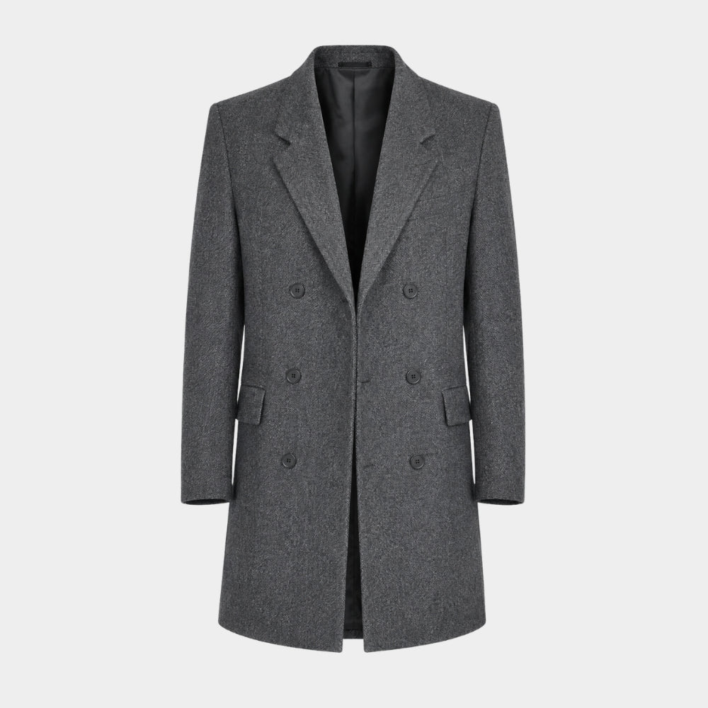 Verity Josh Hartnett Grey Wool Coat