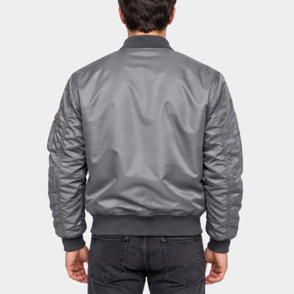 VisionQuest Thomas Maximoff Grey Bomber Jacket
