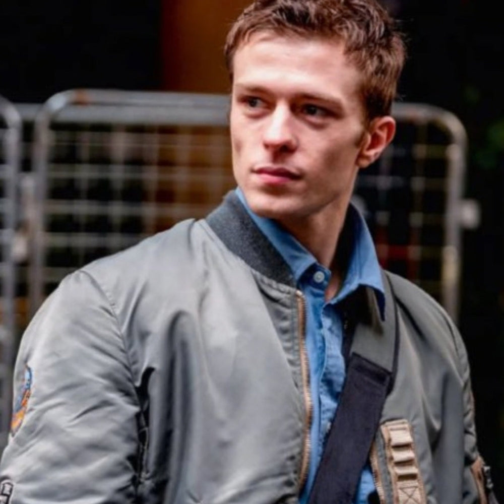 VisionQuest Thomas Maximoff Grey Bomber Jacket