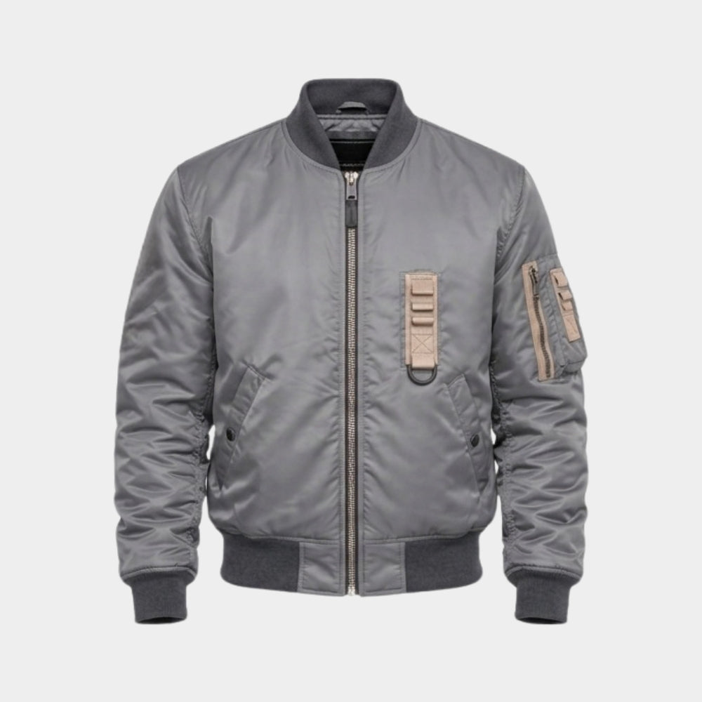VisionQuest Thomas Maximoff Grey Bomber Jacket