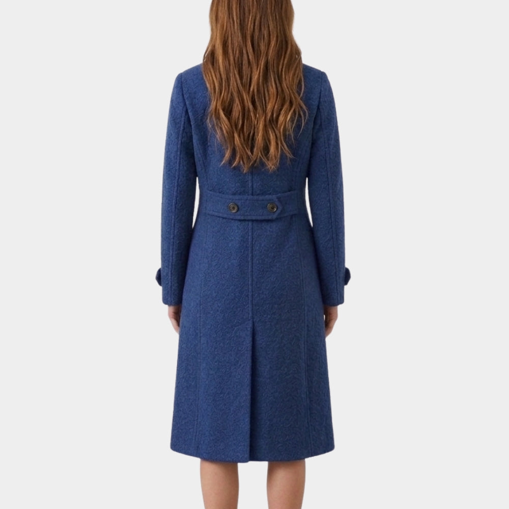 Wildwood Prue Mckeel Blue Wool Coat