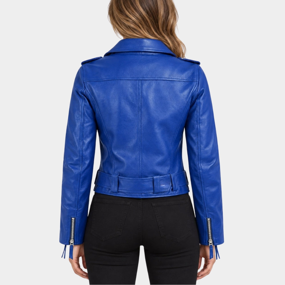 Blue Brando Leather Jacket