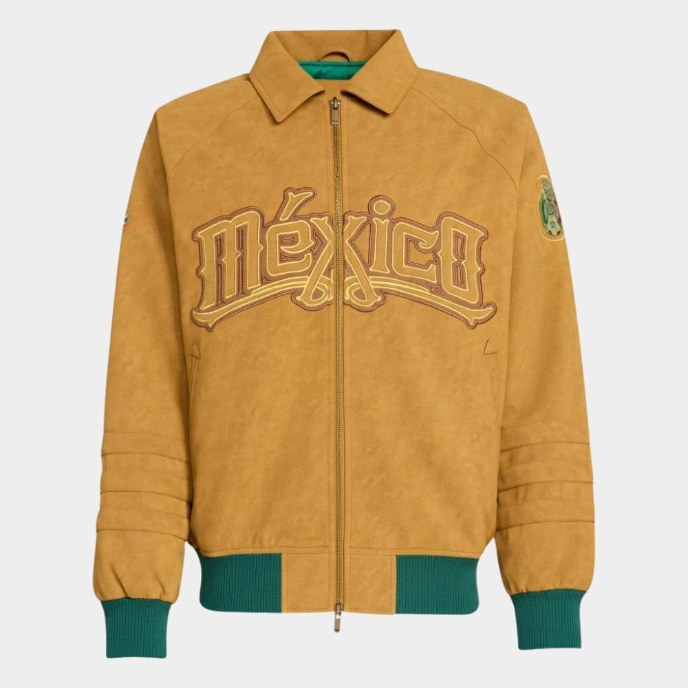World Cup 2026 Mexico 26 Suede Leather Jacket