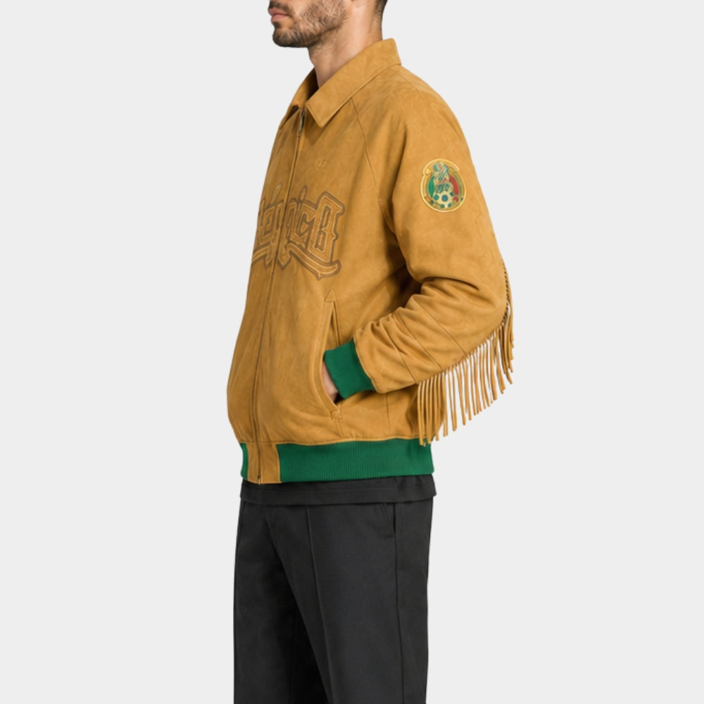 World Cup 2026 Mexico 26 Suede Leather Jacket