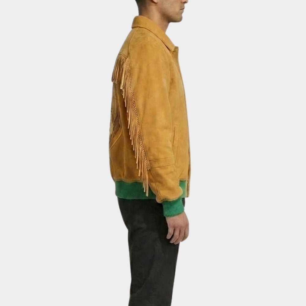 World Cup 2026 Mexico 26 Suede Leather Jacket
