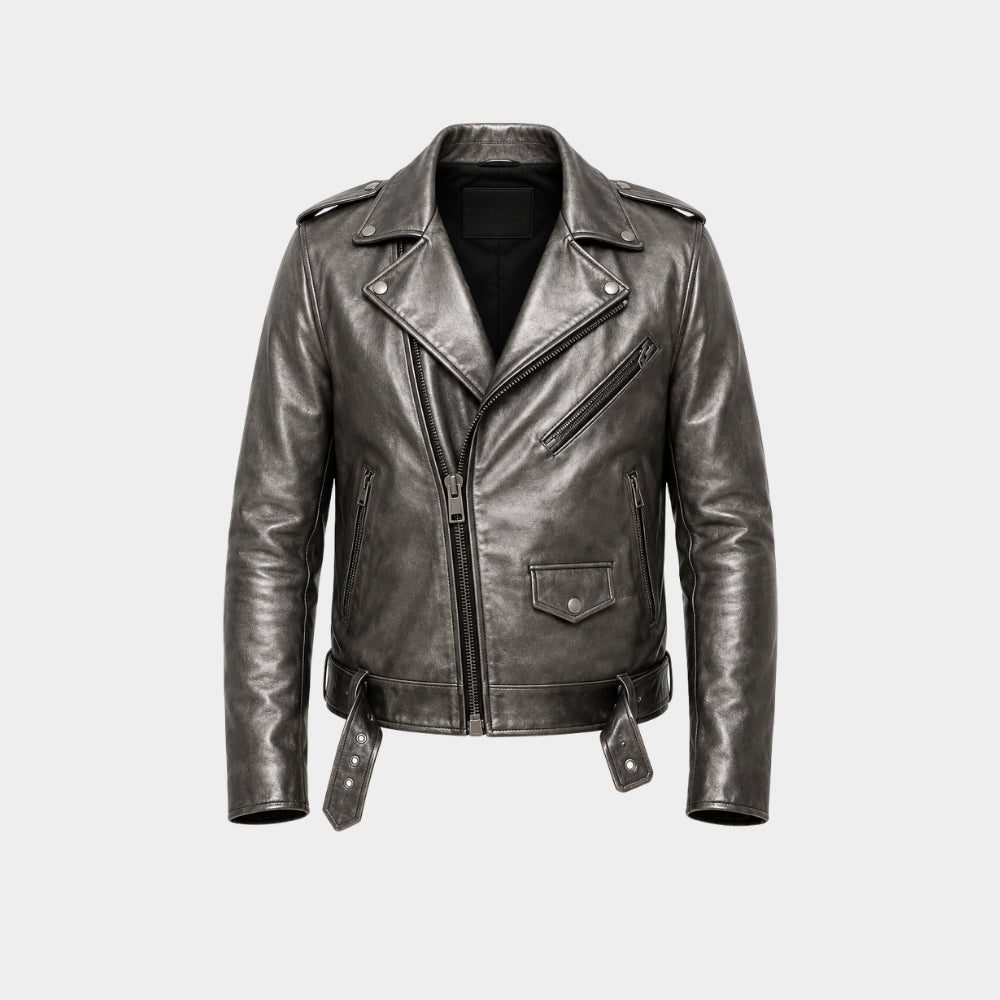 X-Men Quicksilver Peter Silver Leather Jacket