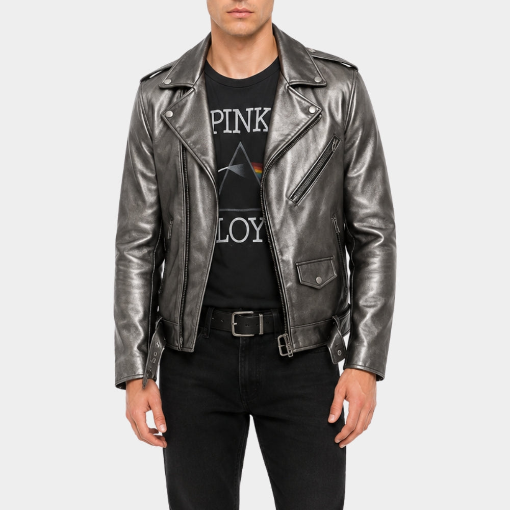 X-Men Quicksilver Peter Silver Leather Jacket