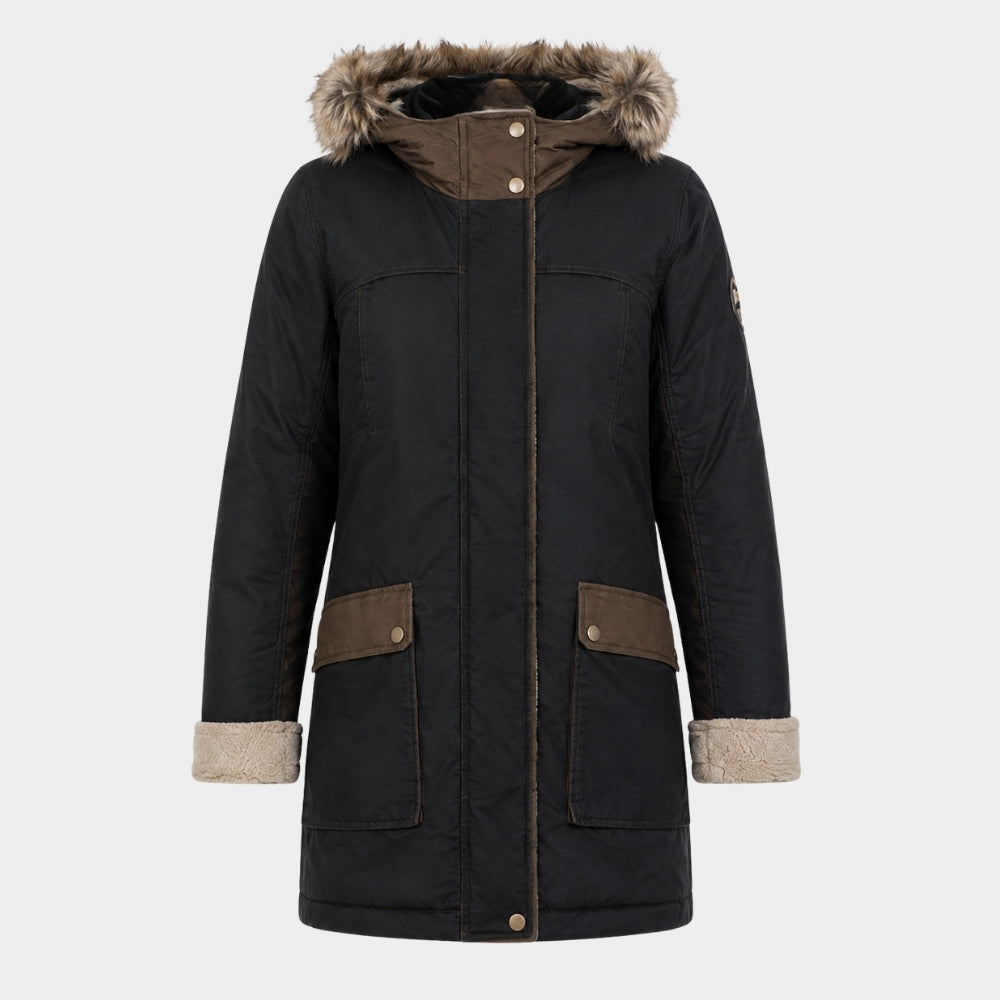 Yaga Clark Backo Black Parka Hooded Jacket
