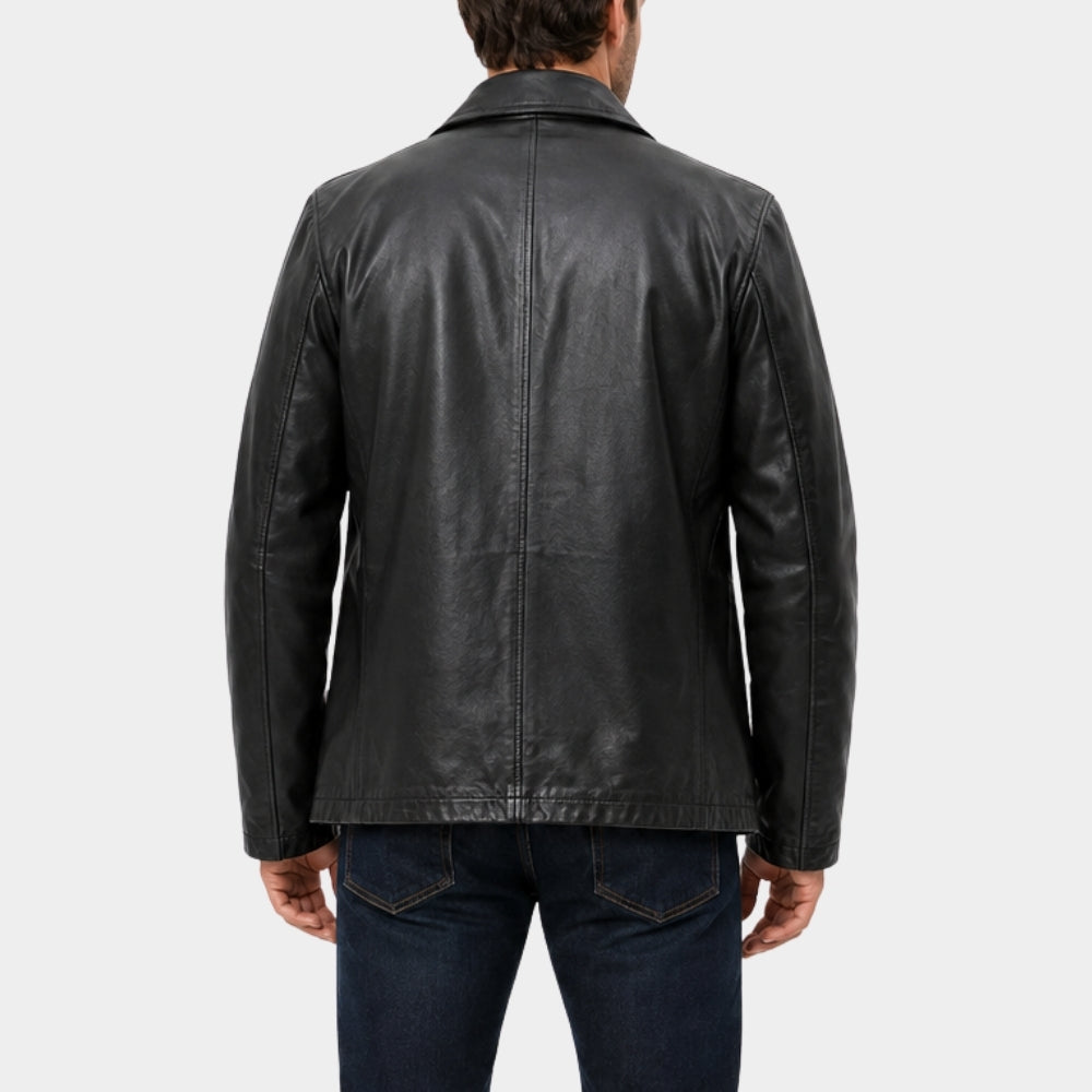 Yaga Noah Reid Black Leather Jacket