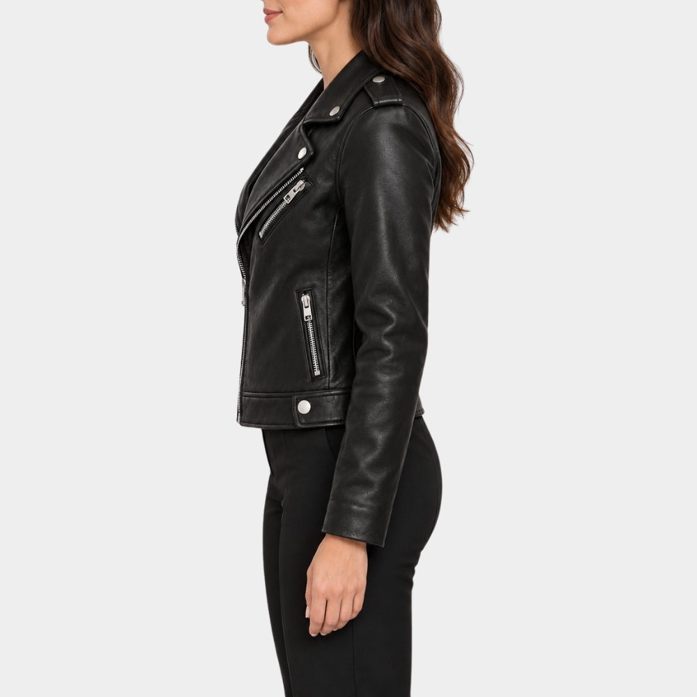 Yellowjackets S04 Christina Ricci Black Biker Jacket